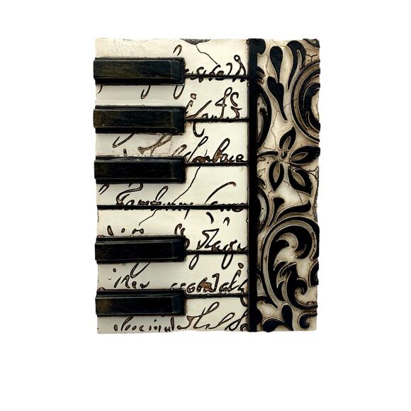 New View Gift Accessories Piano Wall Art Tile Decor Music Teacher Gift - Picture 1 of 9